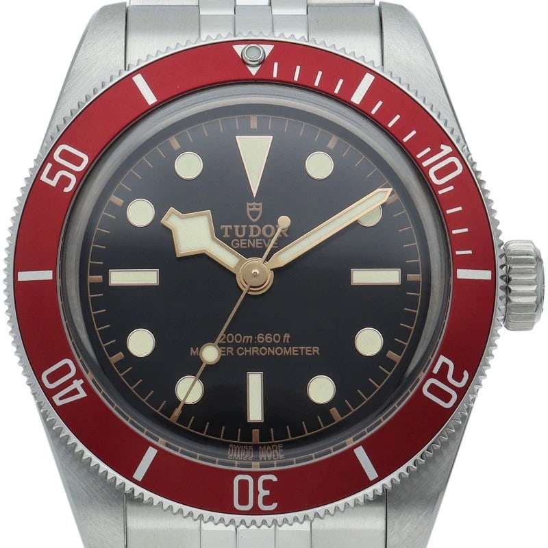TUDOR BLACK BAY WATCH JUBILEE STAINLESS STEEL WATCH: TUDOR Black Bay Watch Jubilee Stainless Steel Watch Brand: TUDOR Type/Style: Wristwatch Material: Band Material Stainless steel, Case Material Stainless steel Color: Dial Color black Size: Case Diamet