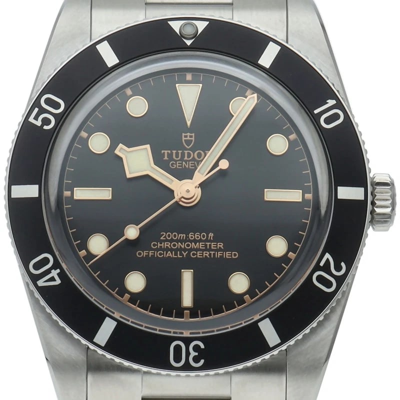 TUDOR BLACK BAY 54 WATCH STAINLESS STEEL BLACK WATCH: TUDOR Black Bay 54 Watch Stainless Steel black Watch Brand: TUDOR Type/Style: Wristwatch Material: Band Material Stainless steel, Case Material Stainless steel Color: Dial Color black Size: Case Diame