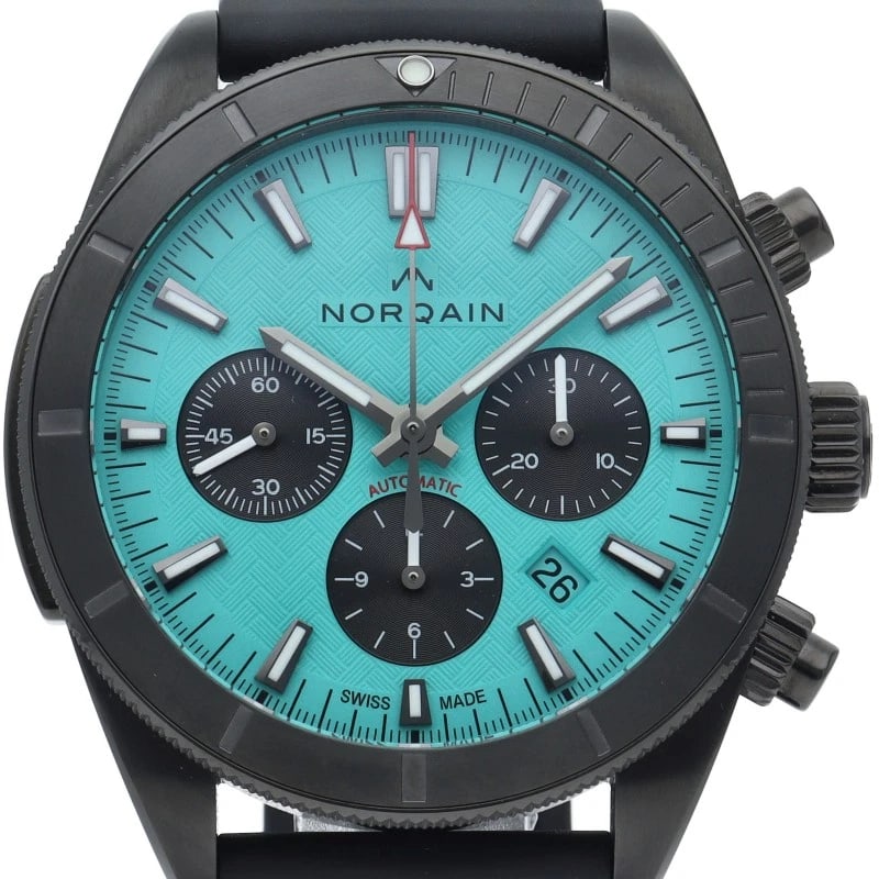 NORQAIN ADVENTURE SPORTS CHRONOGRAPH WATCH: NORQAIN Adventure Sports Chronograph Watch Brand: NORQAIN Type/Style: Wristwatch Material: Band Material rubber, Case Material Stainless steel Color: Dial Color none Size: Case Diameter(H):About 1.7