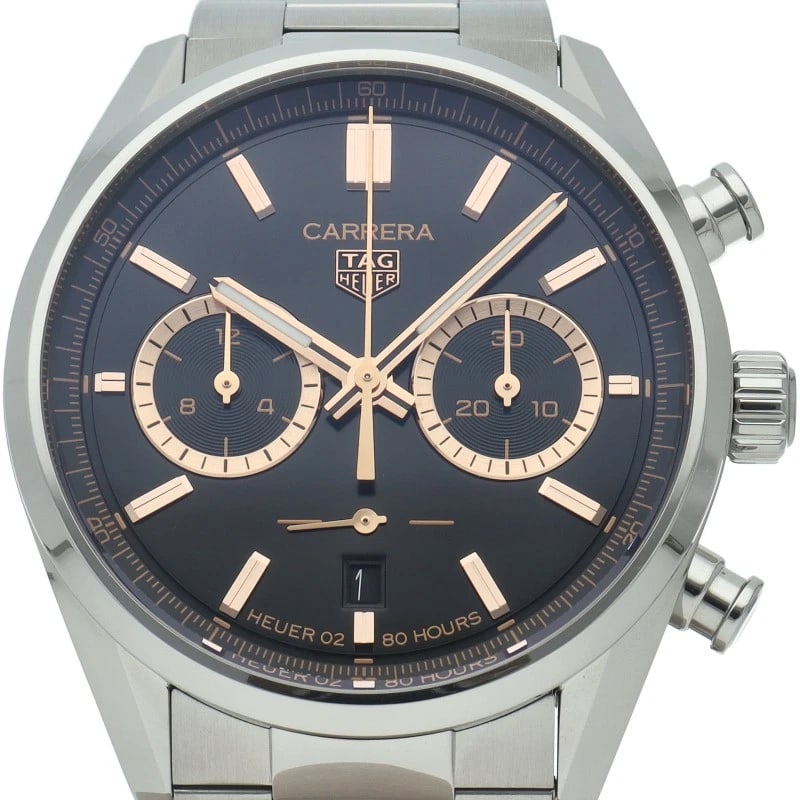 TAG HEUER CARRERA CALIBRE HEUER CHRONOGRAPH WATCH: TAG HEUER Carrera Calibre Heuer Chronograph Watch Brand: TAG HEUER Type/Style: Wristwatch Material: Band Material Stainless steel, Case Material Stainless steel Color: Dial Color black Size: Case Diam