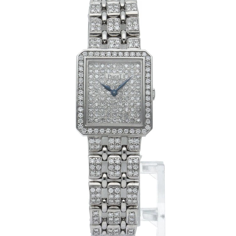 PIAGET PROTOCOL WATCH FULL DIAMOND SET WATCH - 2