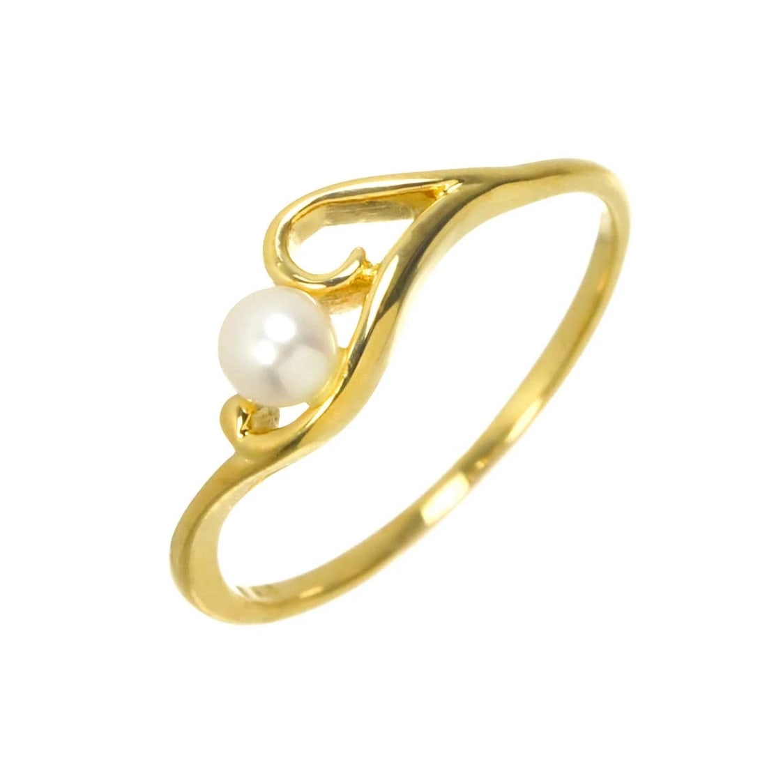 MIKIMOTO BABY PEARL DIAMOND RING 18K YG 750: MIKIMOTO Baby Pearl Diamond Ring 18K YG 750 Brand: MIKIMOTO Type/Style: Ring Material: 750 Yellow Gold, Main Stone Pearl Color: Yellow Gold Size: 5.25-5.5(US) Accessories: None Accessories Notice: