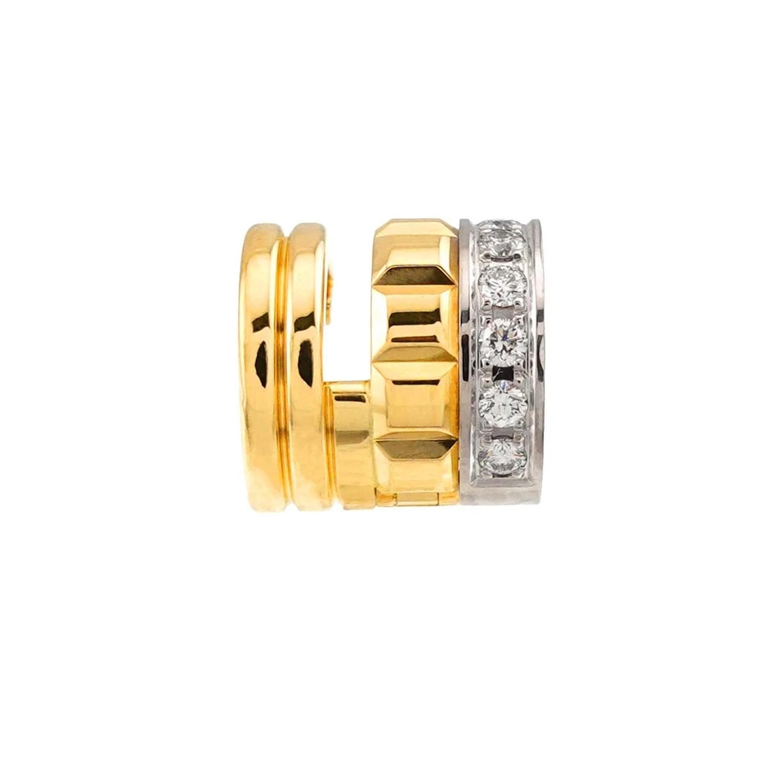 BOUCHERON QUATRE RADIANT DIAMOND SINGLE EARRINGS CLIP (1 of 4)