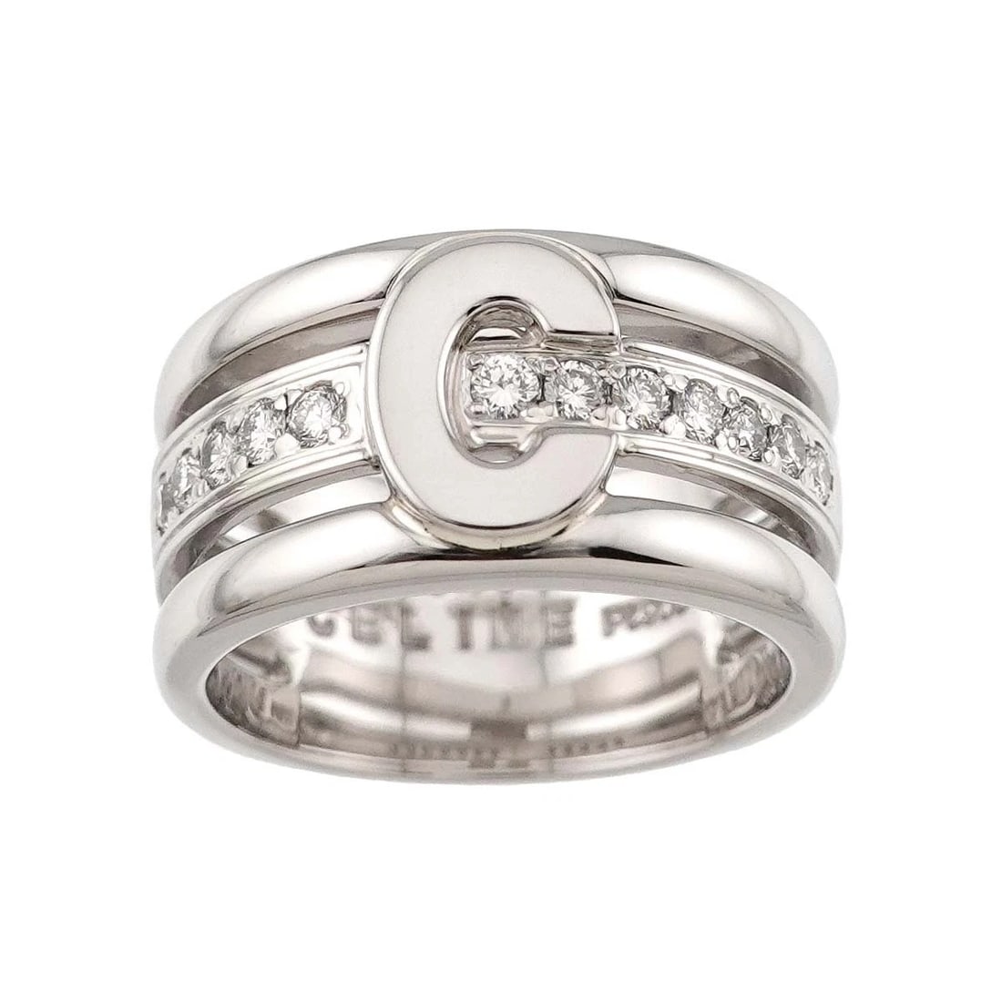 CELINE DIAMOND RUBY RING PT PLATINUM - 2