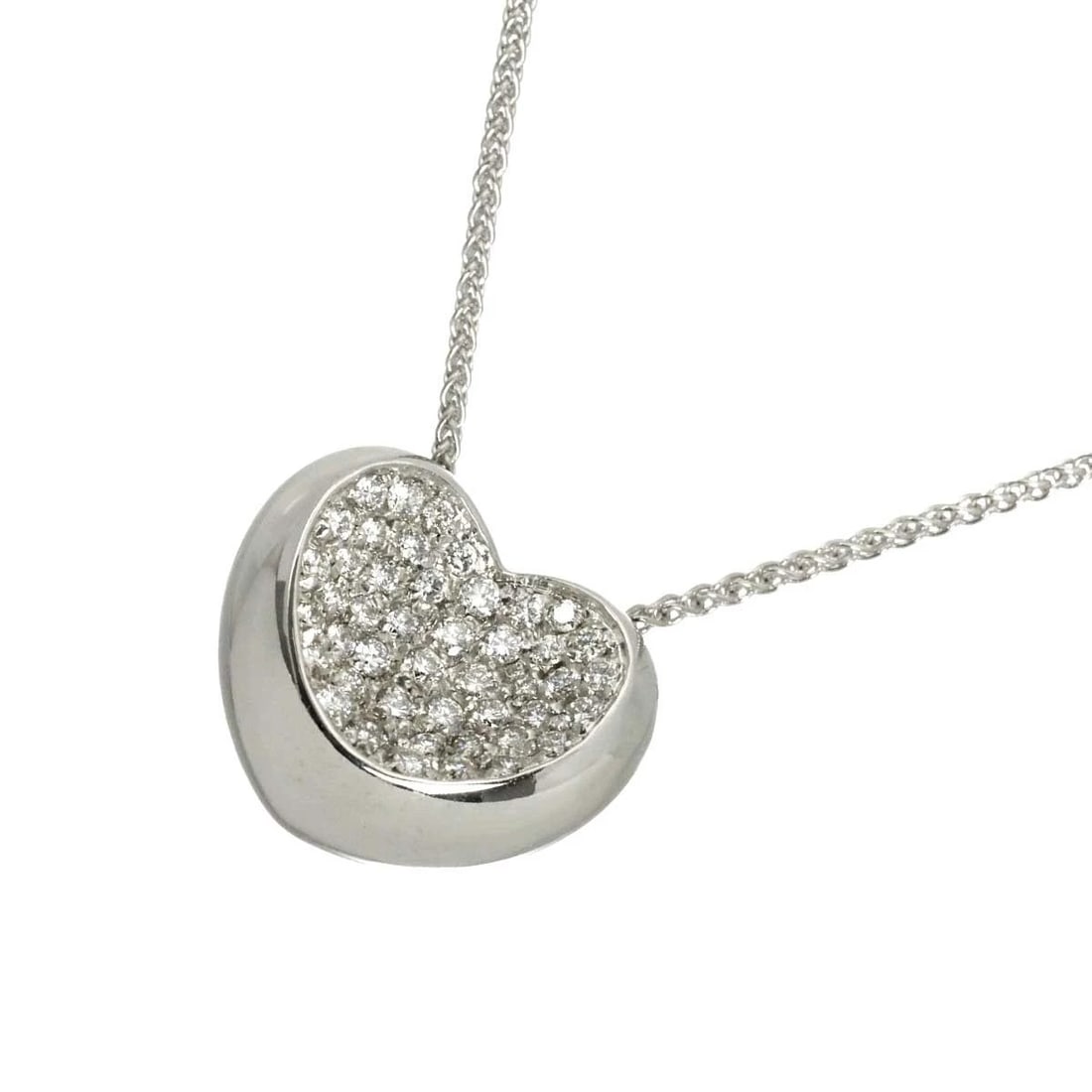 PONTE VECCHIO DIAMOND NECKLACE 18K WHITE GOLD 750: Ponte Vecchio Diamond Necklace 18K White Gold 750 Brand: Ponte Vecchio Type/Style: Necklace Material: 750 White Gold, Main Stone Natural Color: White Gold Size: internal circumference of the chain:16.
