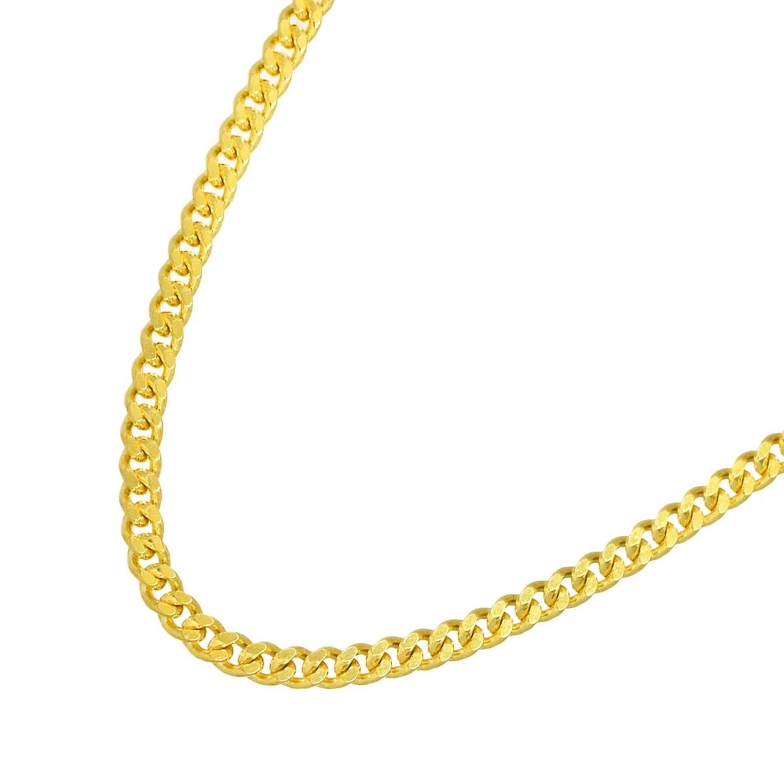 KIHEI CHAIN NECKLACE 18K YG 750: Kihei chain Necklace 18K YG 750 Brand: Unbranded Type/Style: Necklace Material: 18K yellow gold, Color: Gold Size: Inner circumference:23.6inch Width:(max.) 2.9mm Accessories: None Accesso
