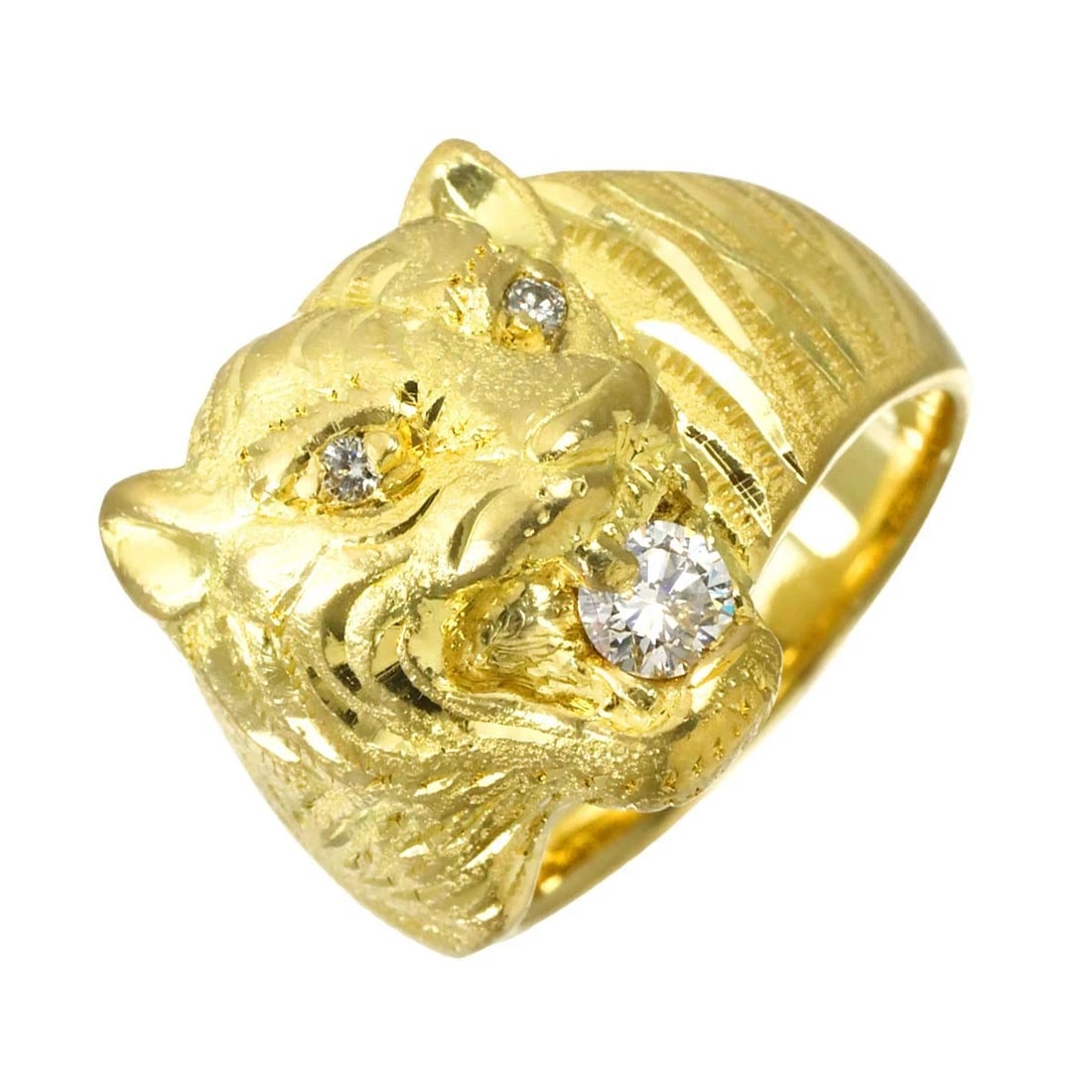 DIAMOND RING 18K YG YELLOW GOLD 750: Diamond Ring 18K YG Yellow Gold 750 Brand: Unbranded Type/Style: Ring Material: 750 Yellow Gold, Main Stone Natural Color: Yellow Gold Size: 8.25(US) Accessories: None Accessories Notice: