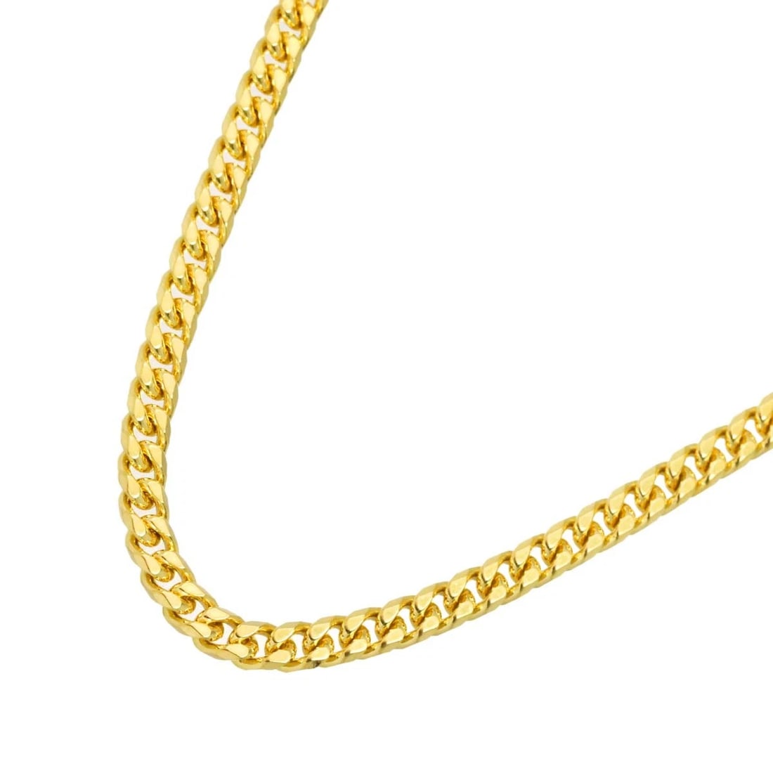 KIHEI CHAIN NECKLACE 18K YG 750: Kihei chain Necklace 18K YG 750 Brand: Unbranded Type/Style: Necklace Material: 750 Yellow Gold, Color: Gold Size: Inner circumference:19.7inch Width:(max.) 3.6mm Accessories: None Accesso