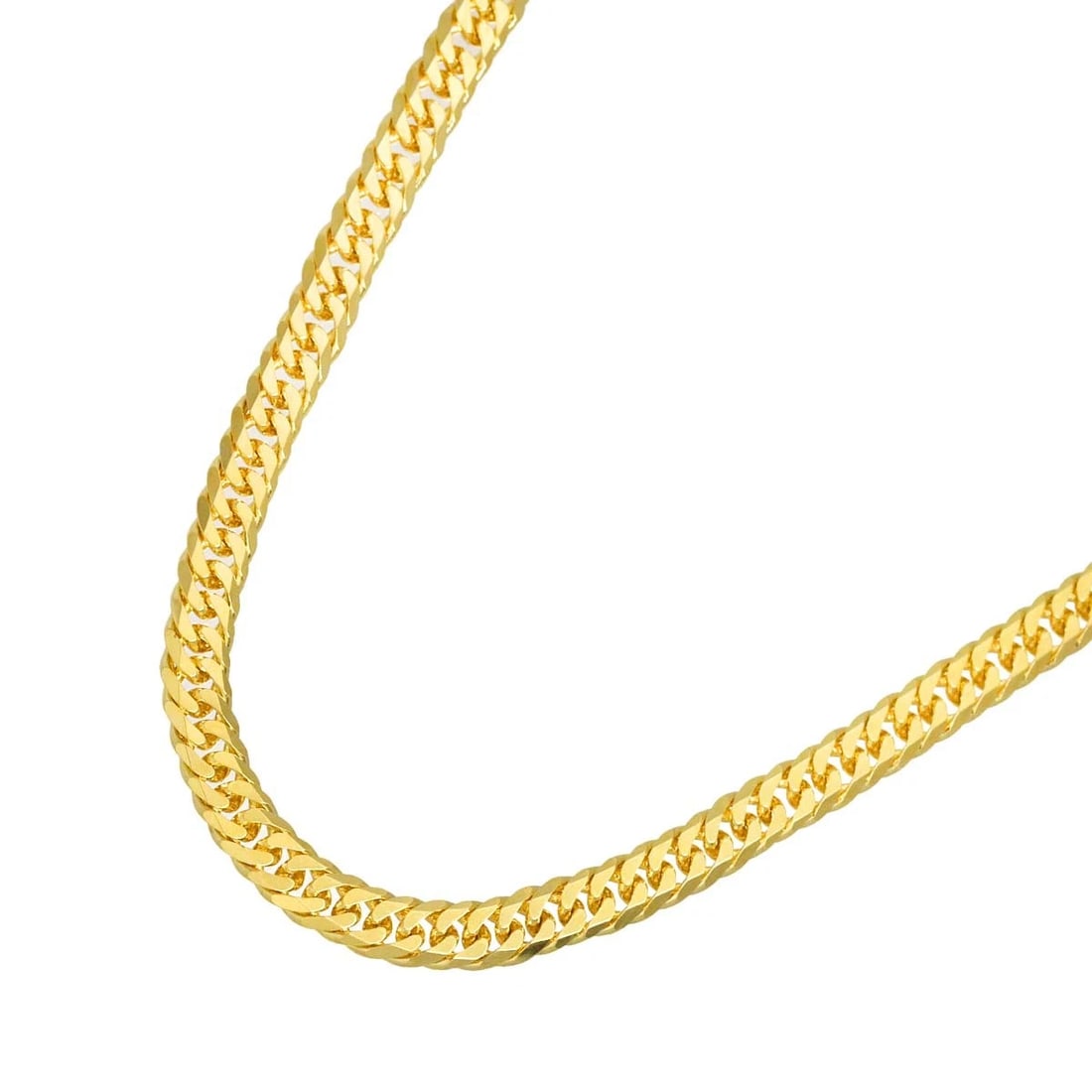 KIHEI CHAIN NECKLACE 18K YG750: Kihei chain Necklace 18K YG750 Brand: Unbranded Type/Style: Necklace Material: 750 Yellow Gold, Color: Gold Size: Inner circumference:19.7inch Width:(max.) 3.7mm Accessories: None Accessories Notice: