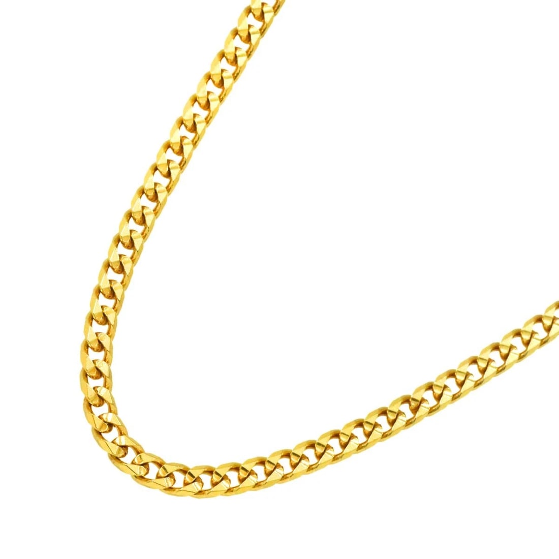 KIHEI CHAIN NECKLACE 18K YG 750: Kihei chain Necklace 18K YG 750 Brand: Unbranded Type/Style: Necklace Material: 750 Yellow Gold, Color: Gold Size: Inner circumference:25.6inch Width:(max.) 3.7mm Accessories: None Accessories