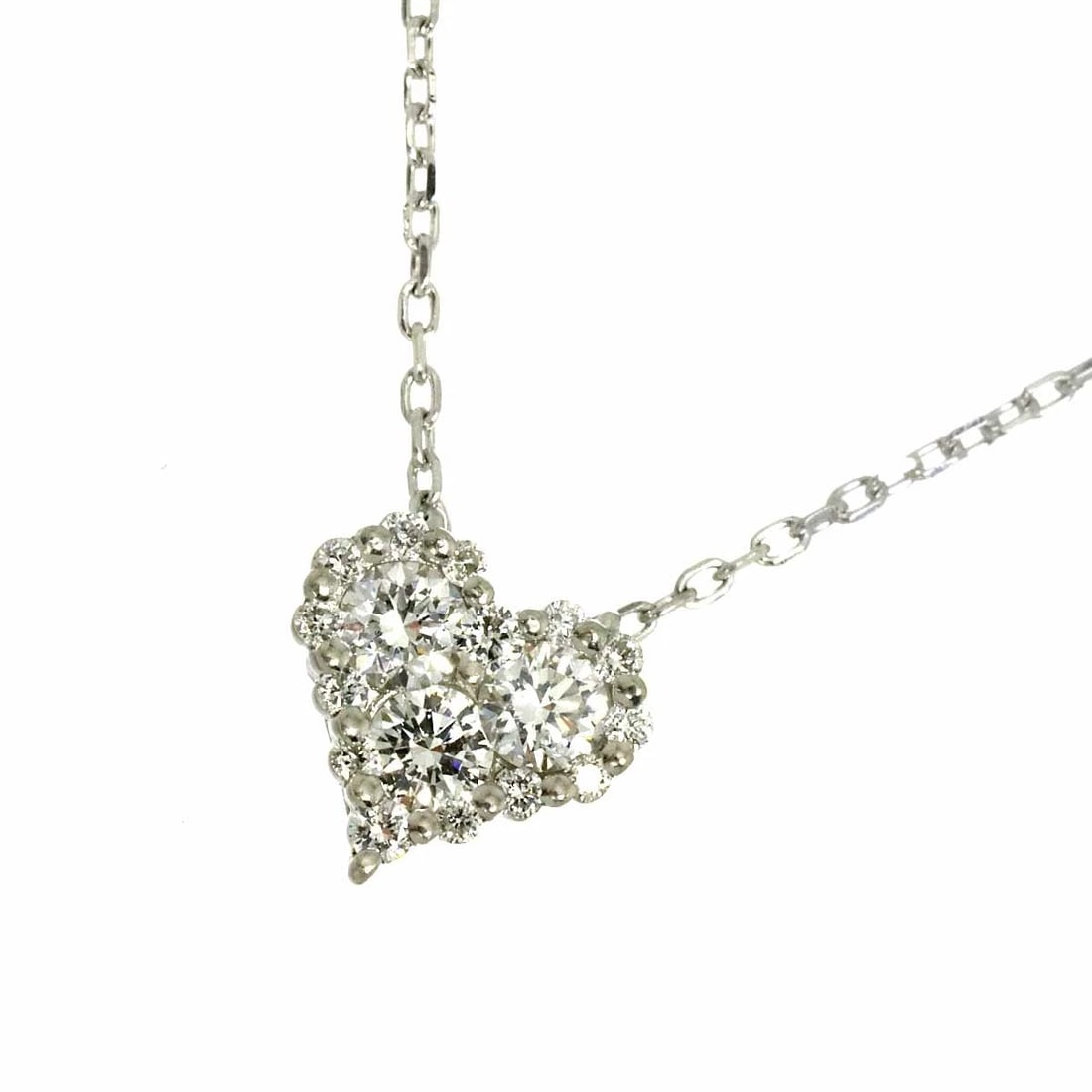 VENDOME AOYAMA DIAMOND NECKLACE PLATINUM: Vendome Aoyama Diamond Necklace Platinum Brand: Vendome Aoyama Type/Style: Necklace Material: Platinum, Main Stone Natural Color: Platinum Size: internal circumference of the chain:15.7inch to