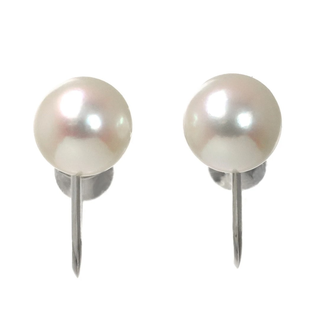 TASAKI AKOYA PEARL EARRINGS 14K WG WHITE GOLD 585: TASAKI Akoya Pearl Earrings 14K WG White Gold 585 Brand: TASAKI Type/Style: Earrings Material: 750White Gold, Main Stone Pearl Color: White Gold Size: W 7.7 x H 14mm Accessories: None Acce