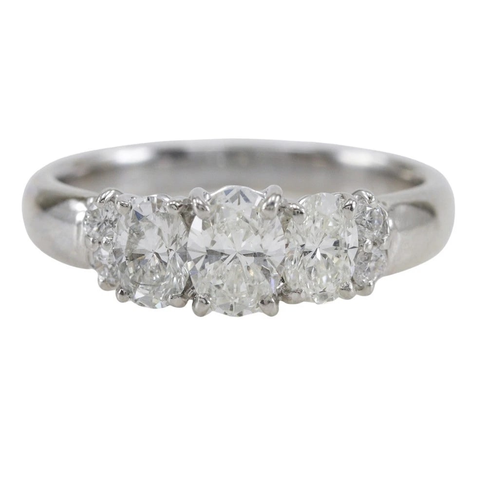 OVAL RING PT900PLATINUM - 3