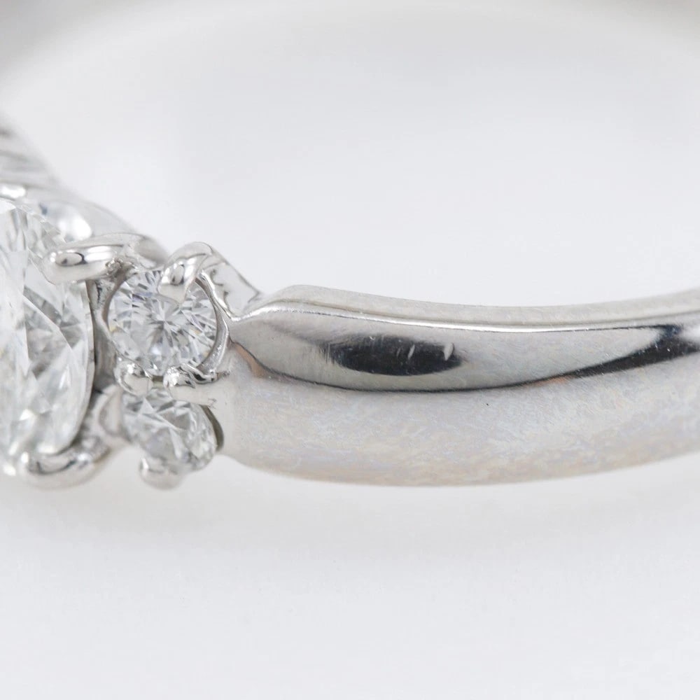OVAL RING PT900PLATINUM - 4