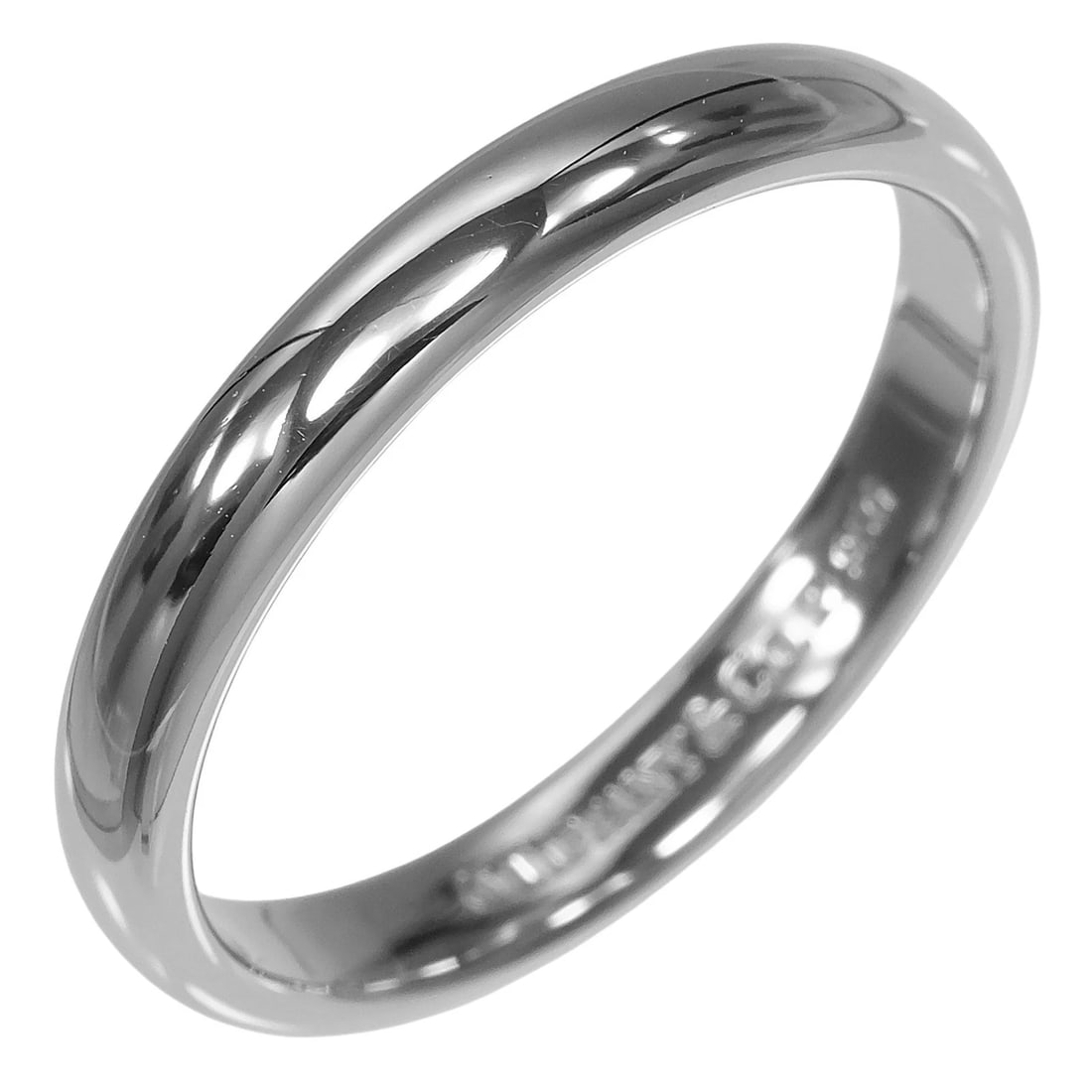TIFFANY&CO. FOREVER CLASSIC BAND RING: TIFFANY&Co. forever classic band Ring Brand: TIFFANY&Co. Type/Style: Ring Material: Pt950Platinum, Color: Gold Size: 6.8(US Size) Accessories: None Accessories Notice: When purchasing pre-