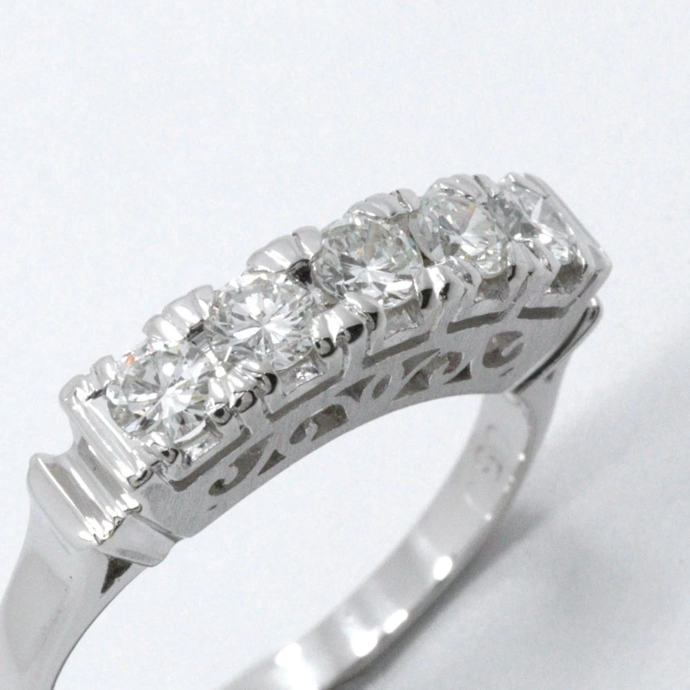 ONE CHARACTER RING PT900PLATINUM/DIAMOND - 3