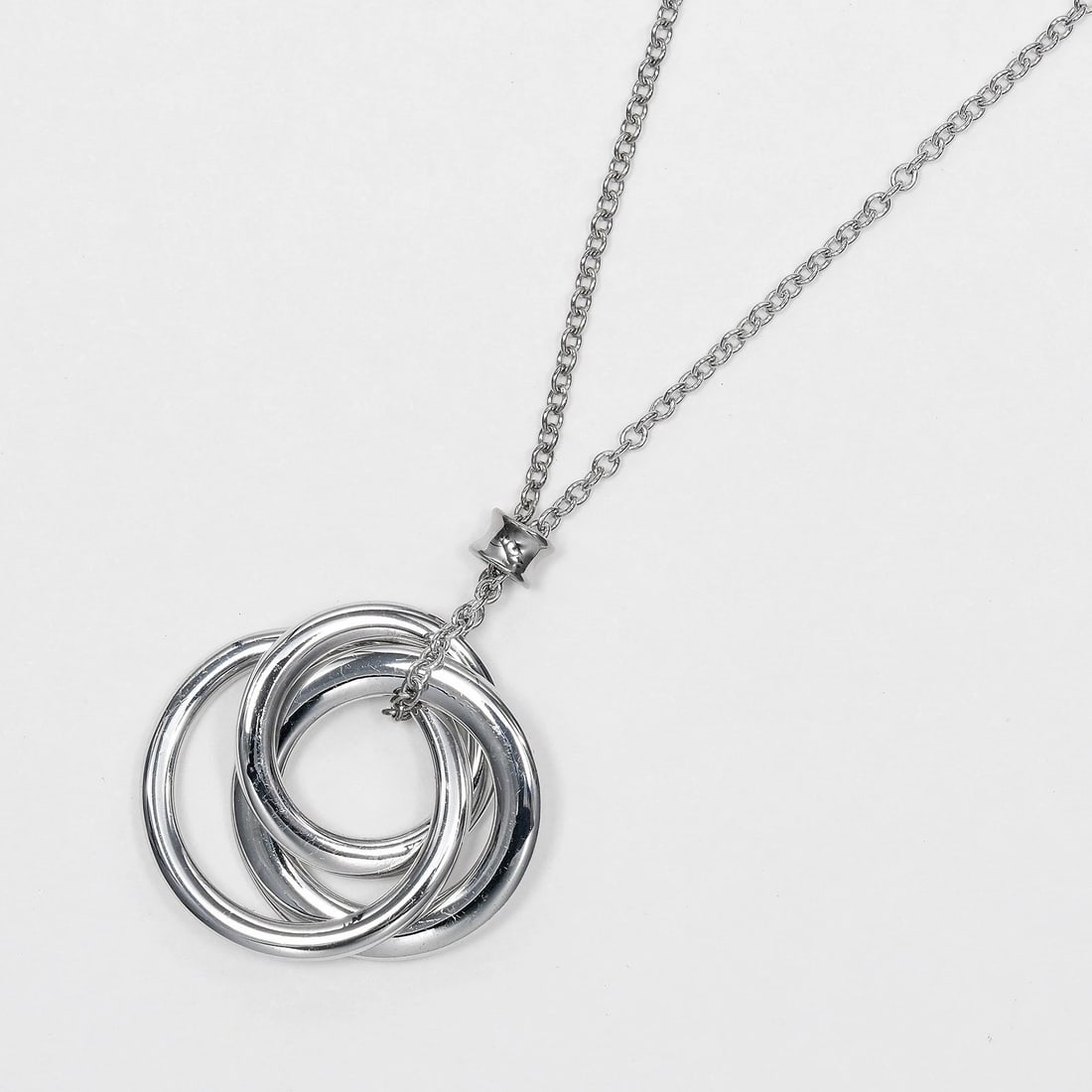 TIFFANY&CO. INTERLOCKING CIRCLE NECKLACE - 2