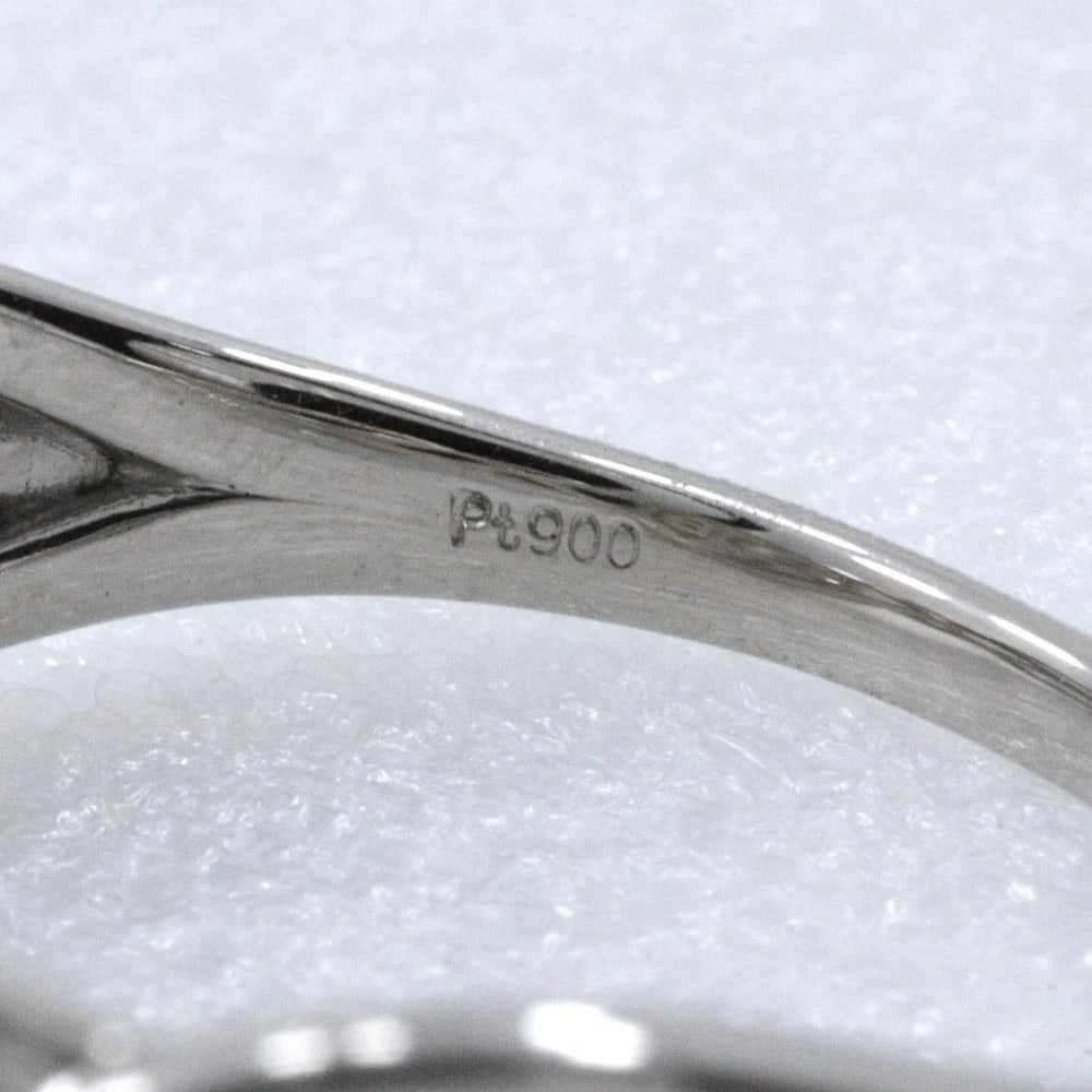 RING PT900PLATINUM/DIAMOND - 5