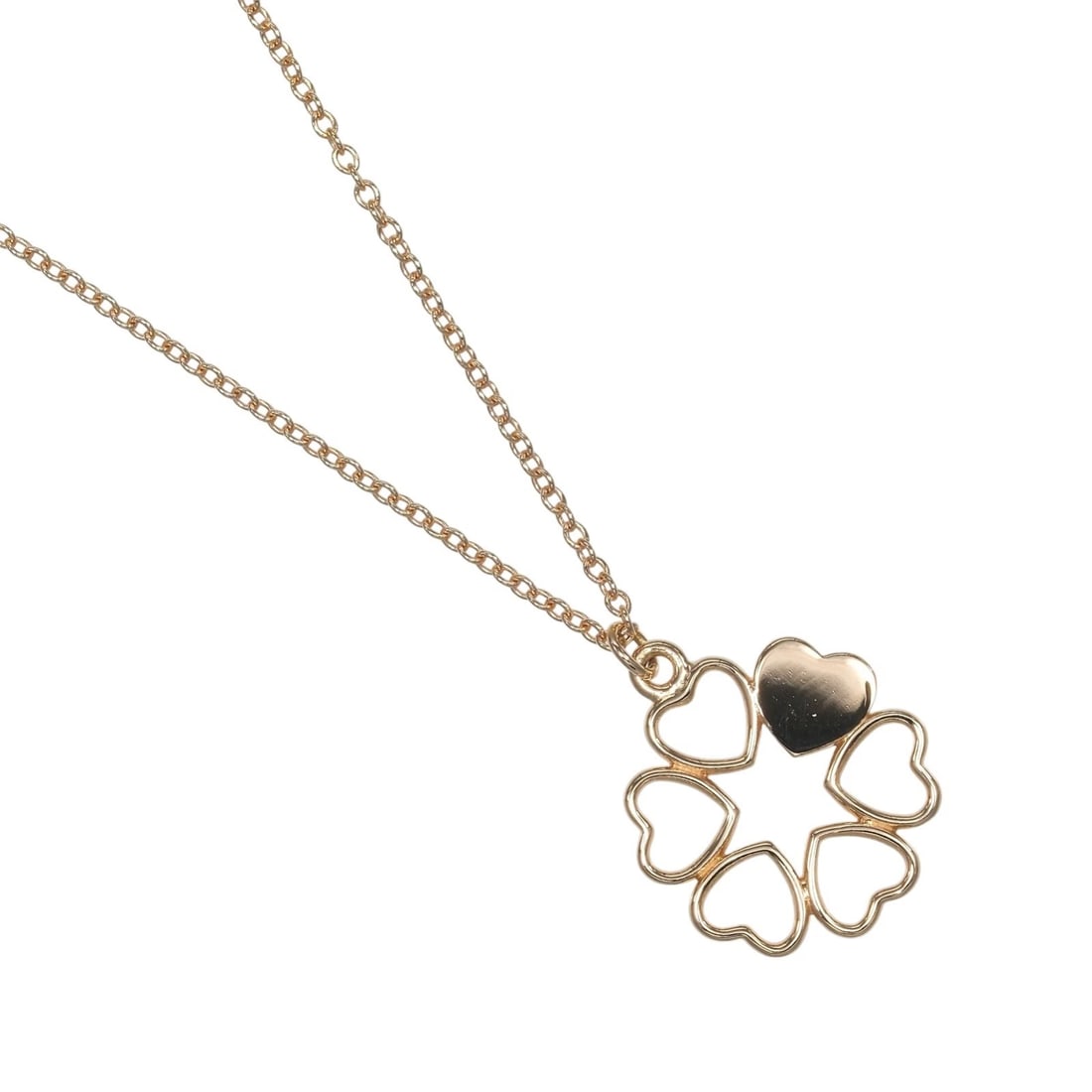 TIFFANY&CO. CROWN OF HEART NECKLACE: TIFFANY&Co. Crown of heart Necklace Brand: TIFFANY&Co. Type/Style: Necklace Material: K18 Pink Gold, Color: PG Size: Size(CM) Neck around?40cm Top?W12.3mm x H14.6mm Accessories: None Acces