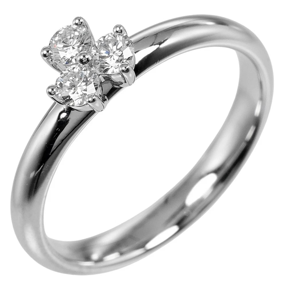 TIFFANY&CO. ARIA RING PT950PLATINUM: TIFFANY&Co. Aria Ring Pt950Platinum Brand: TIFFANY&Co. Type/Style: Ring Material: Pt950Platinum, Color: Silver Size: 4.5(US Size) Accessories: None Accessories Notice: When purchasing pre-owned
