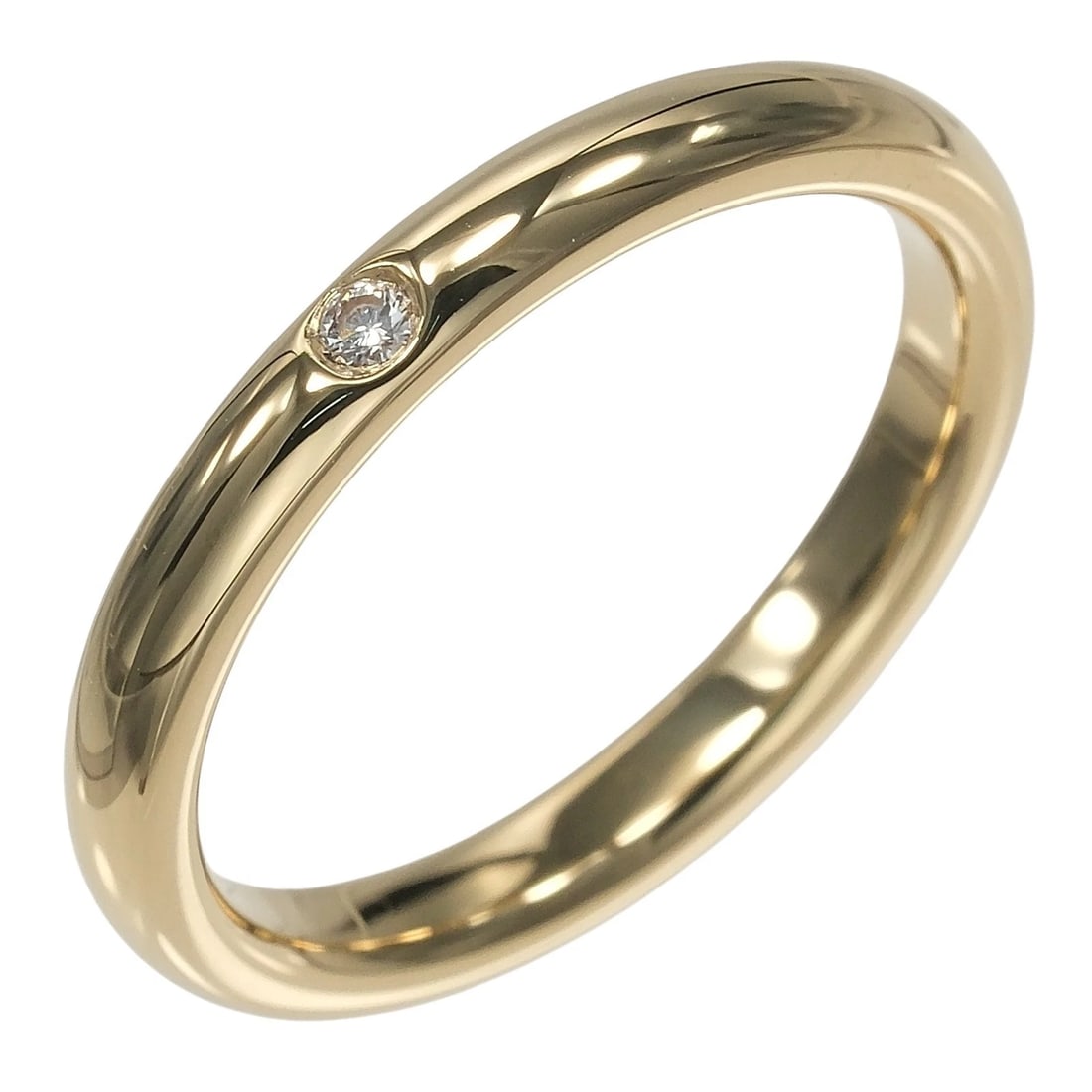 TIFFANY&CO. STACKING BAND RING K18 YELLOW GOLD: TIFFANY&Co. Stacking band Ring K18 yellow gold Brand: TIFFANY&Co. Type/Style: Ring Material: K18 yellow gold, Color: YG Size: 5.8(US Size) Accessories: None Accessories Notice: When purchasing