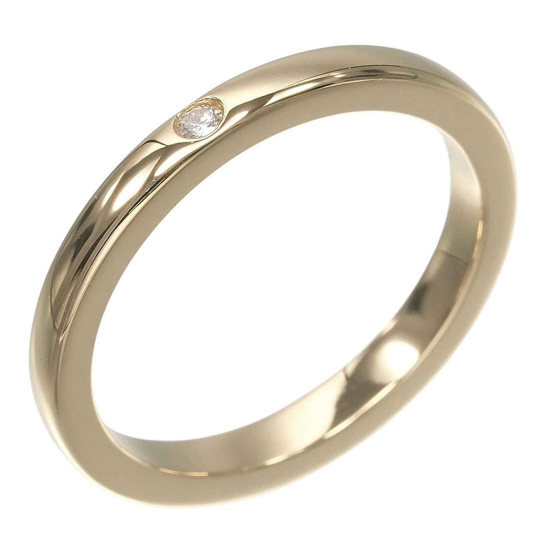 TIFFANY&CO. STACKING BAND RING: TIFFANY&Co. Stacking band Ring Brand: TIFFANY&Co. Type/Style: Ring Material: K18 yellow gold, Color: YG Size: 4.9(US Size) Accessories: None Accessories Notice: When purchasing pre-owned g