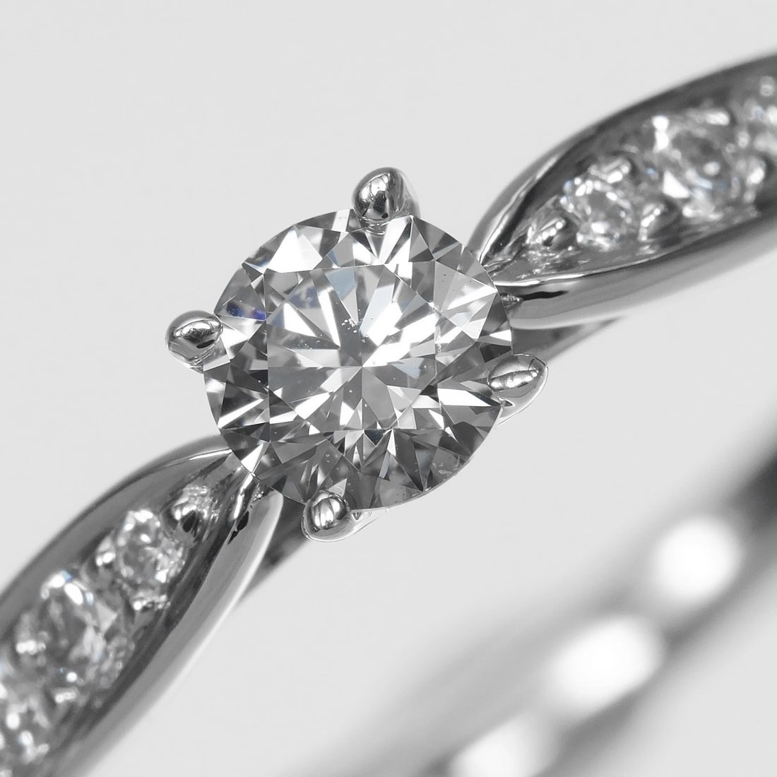 TIFFANY&CO. HARMONY SOLITAIRE RING - 4