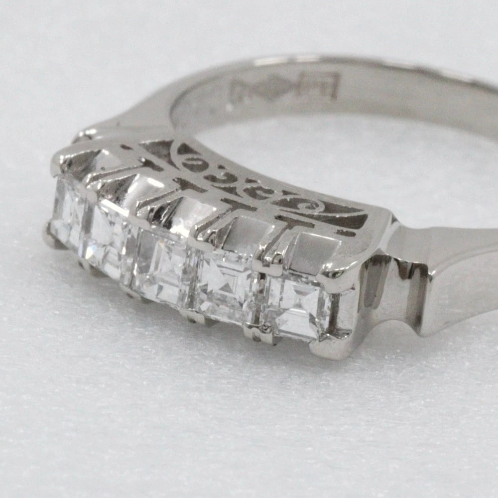 ONE CHARACTER RING PT900PLATINUM/DIAMOND - 3