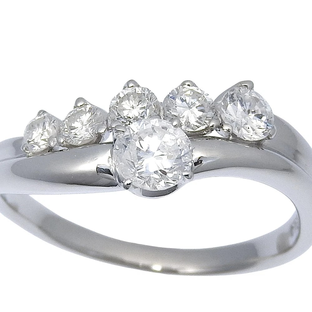 RING PT900PLATINUM/DIAMOND - 2