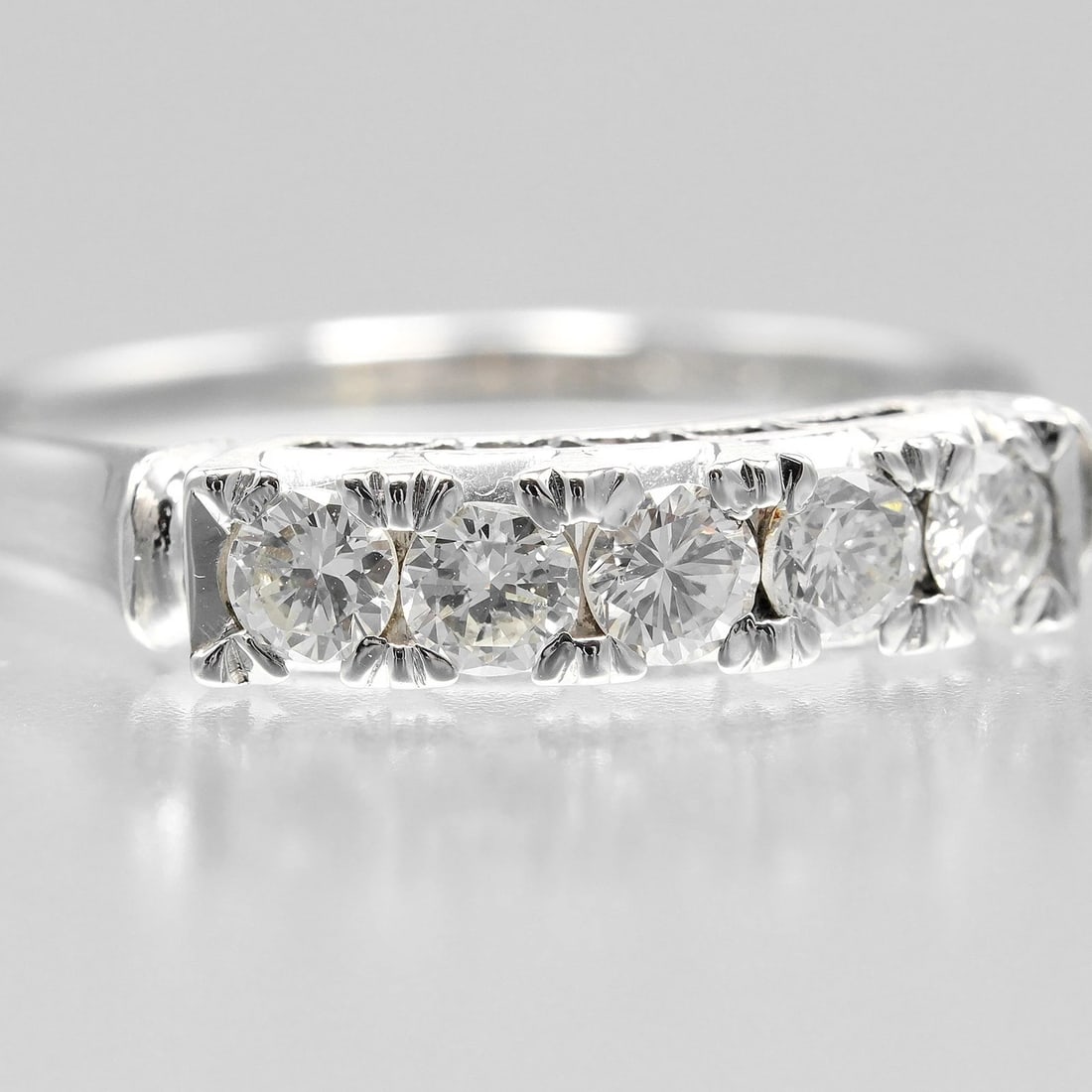 ONE CHARACTER RING PT900PLATINUM - 4