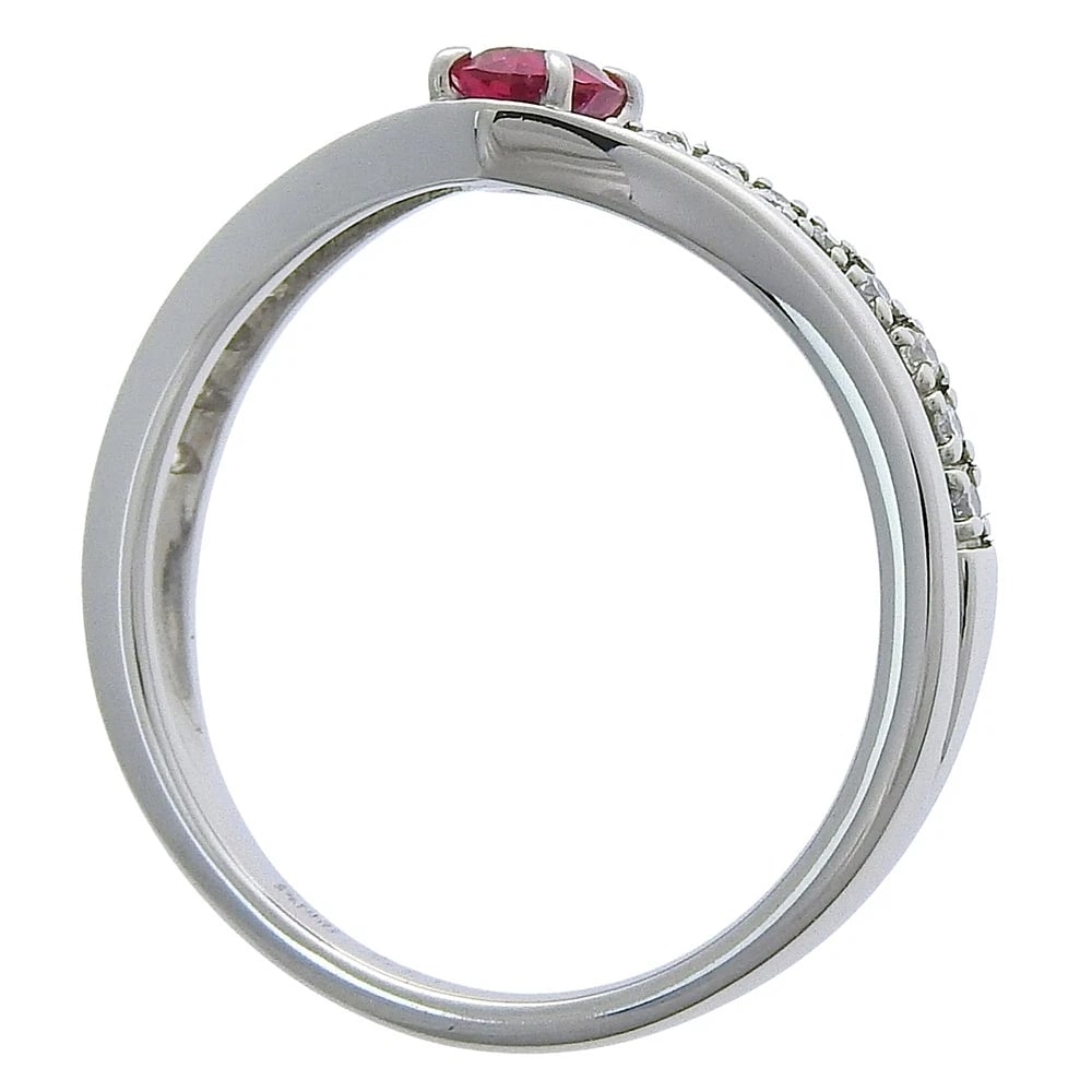 RING PT950PLATINUM/RUBY/DIAMOND - 2