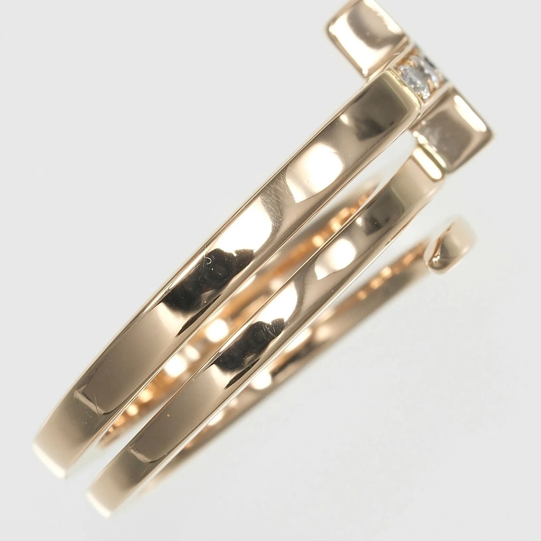TIFFANY&CO. T SQUARE WRAP RING - 4