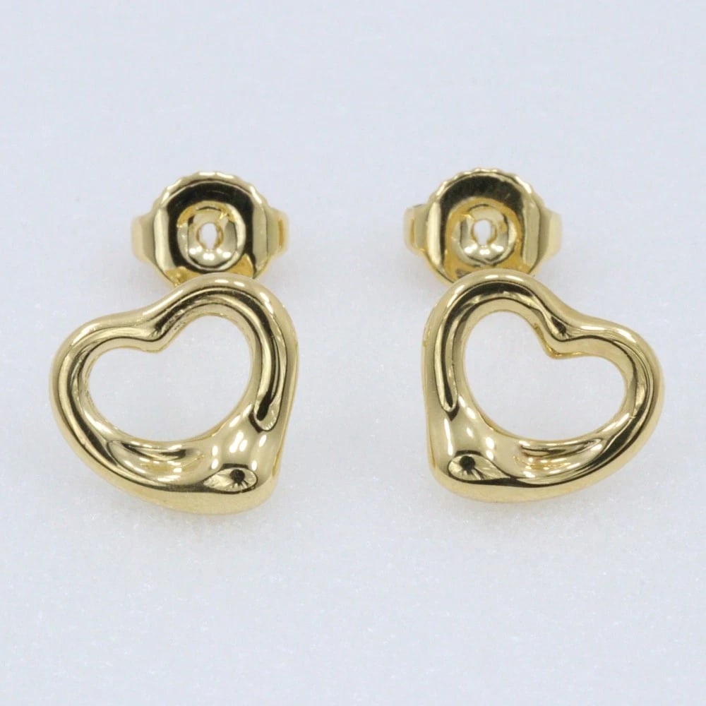 TIFFANY&CO. OPEN HEART PIERCING K18 YELLOW GOLD: TIFFANY&Co. Open heart Piercing K18 yellow gold Brand: TIFFANY&Co. Type/Style: Piercing Material: K18 yellow gold, Color: YG Size: Size(CM) 10mm x 10mm Accessories: None Accessories Notice: When