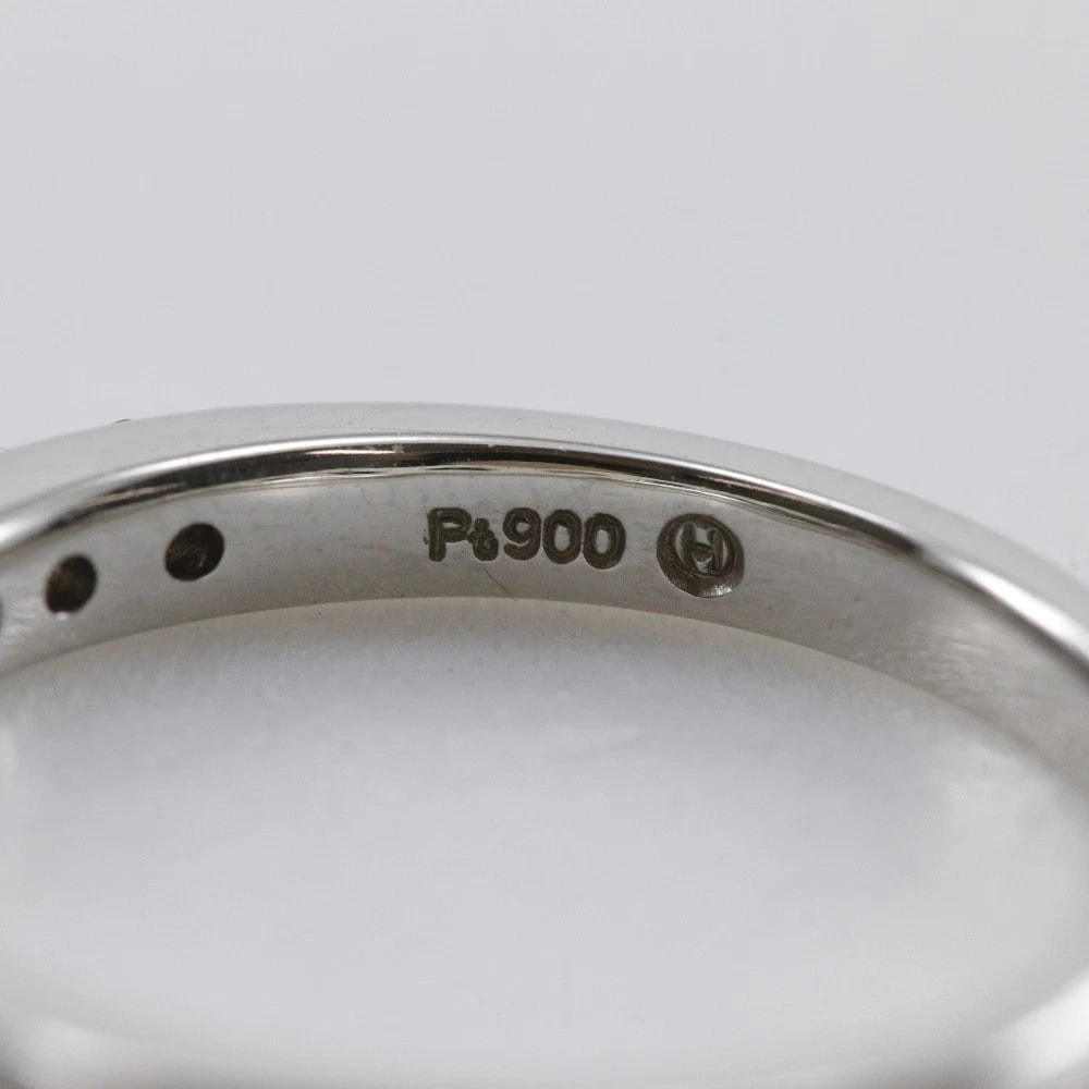 HALF ETERNITY RING PT900PLATINUM - 4