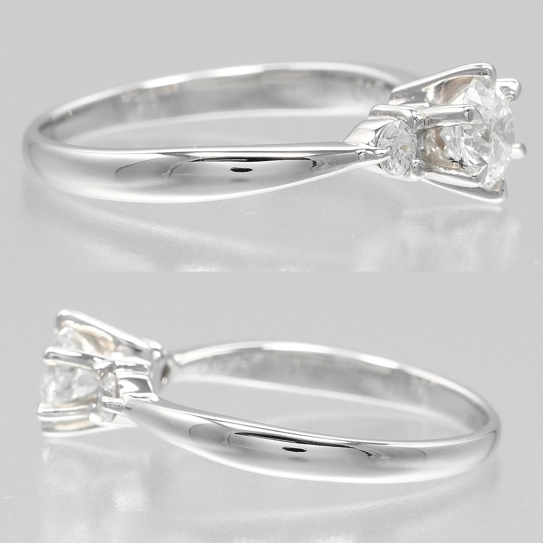 RING PT900PLATINUM/DIAMOND - 3
