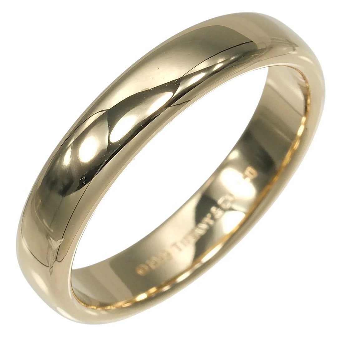 TIFFANY&CO. FOREVER CLASSIC BAND RING: TIFFANY&Co. forever classic band Ring Brand: TIFFANY&Co. Type/Style: Ring Material: K18 yellow gold, Color: YG Size: 8.4(US Size) Accessories: None Accessories Notice: When purchasing pre-owned