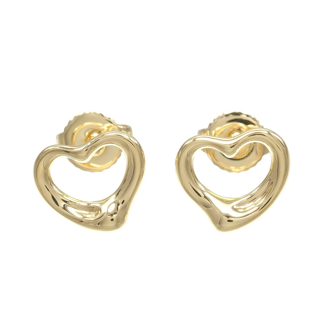 TIFFANY&CO. OPEN HEART PIERCING: TIFFANY&Co. Open heart Piercing Brand: TIFFANY&Co. Type/Style: Piercing Material: K18 yellow gold, Color: YG Size: Size(CM) 9.25mm x 10.5mm Accessories: None Accessories Notice: When purchasing