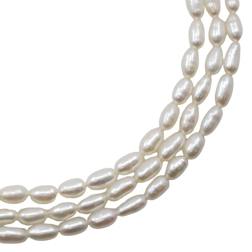TASAKI PEARL TRIPLE NECKLACE K14: TASAKI Pearl triple Necklace K14 Brand: TASAKI Type/Style: Necklace Material: K14 Yellow Gold, Main Stone Pearl Color: YG Size: Size(CM) Neck around?80.0cm Accessories: None Accessories No