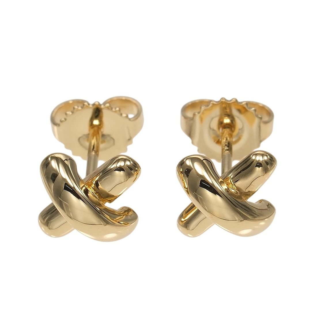 TIFFANY&CO. CROSS-STITCH PIERCING: TIFFANY&Co. Cross-stitch Piercing Brand: TIFFANY&Co. Type/Style: Piercing Material: K18 yellow gold, Color: YG Size: Size(CM) 7.5mm x 7.5mm Accessories: None Accessories Notice: When purchasing