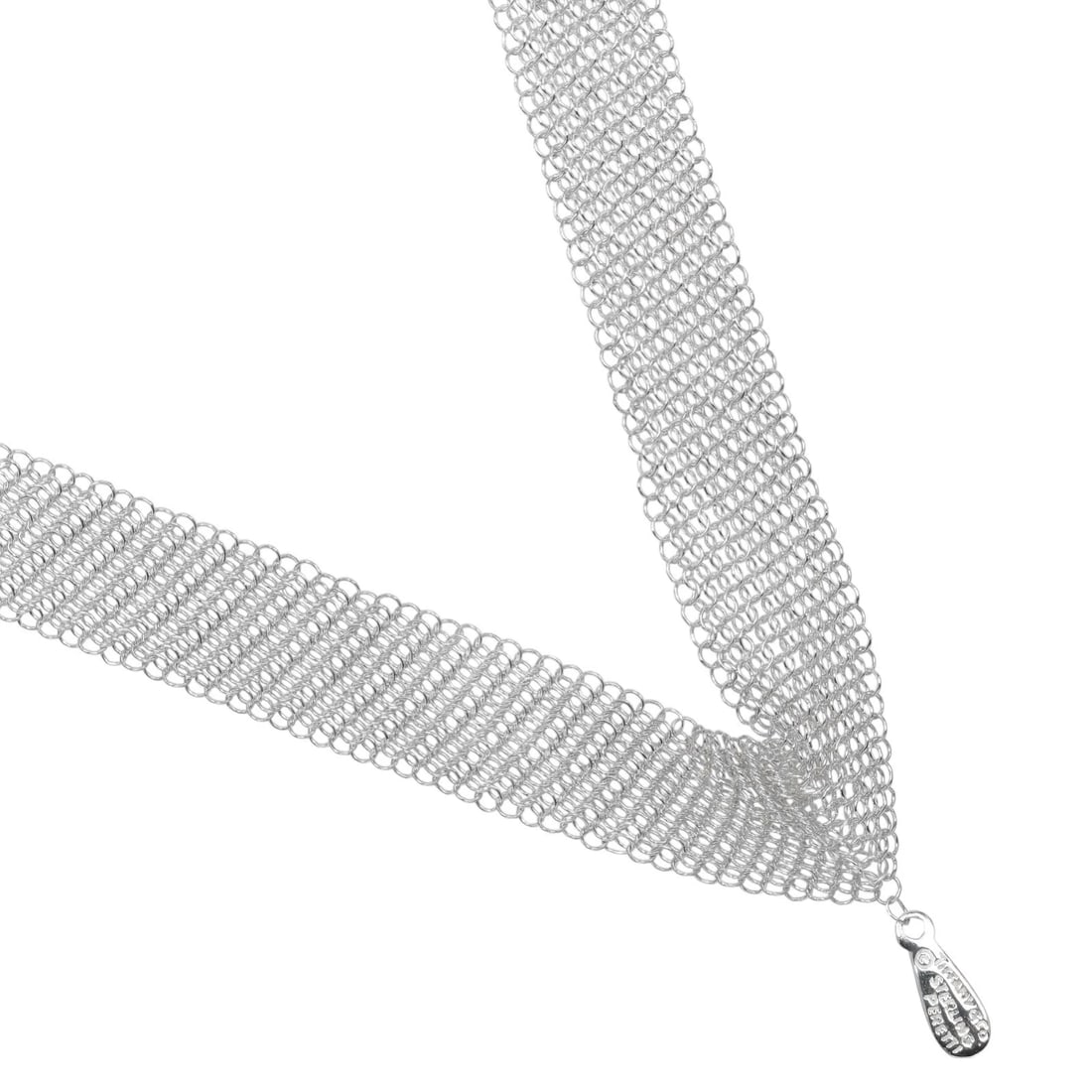 TIFFANY&CO. MESH NECKLACE: TIFFANY&Co. mesh Necklace Brand: TIFFANY&Co. Type/Style: Necklace Material: Silver925, Color: Silver Size: Size(CM) Neck around?72cm Accessories: None Accessories Notice: When purchasing pre-owned