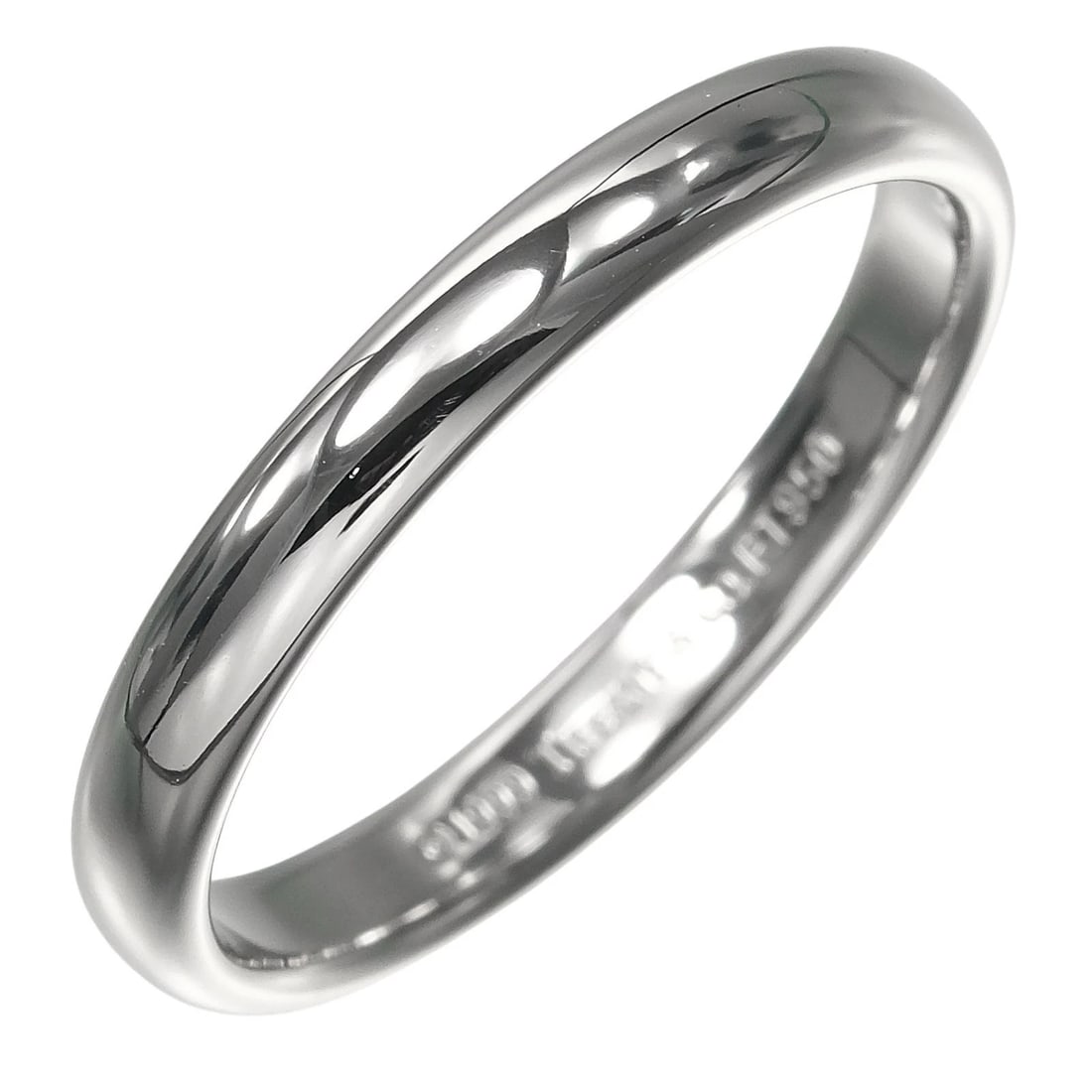 TIFFANY&CO. FOREVER CLASSIC BAND RING: TIFFANY&Co. forever classic band Ring Brand: TIFFANY&Co. Type/Style: Ring Material: Pt950Platinum, Color: Silver Size: 7.8(US Size Accessories: None Accessories Notice: When purchasing pre-owned