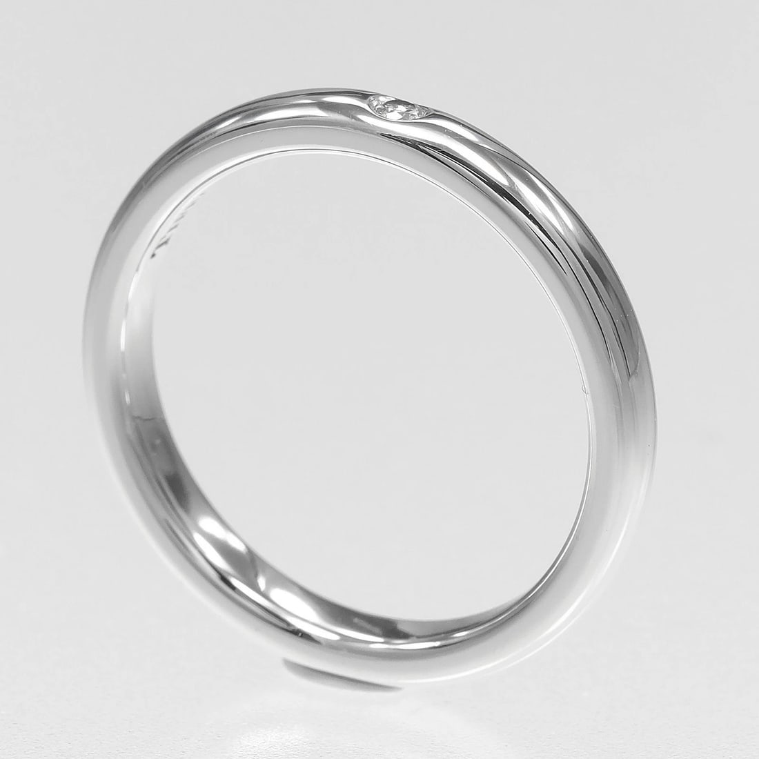 TIFFANY&CO. STACKING BAND RING PT950 - 2