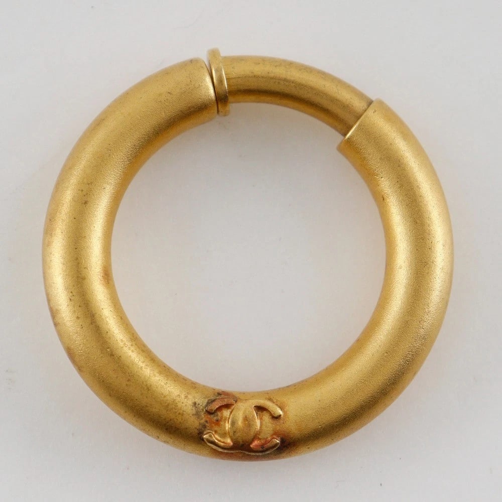 CHANEL COCO MARK LOOP EARRING - 4