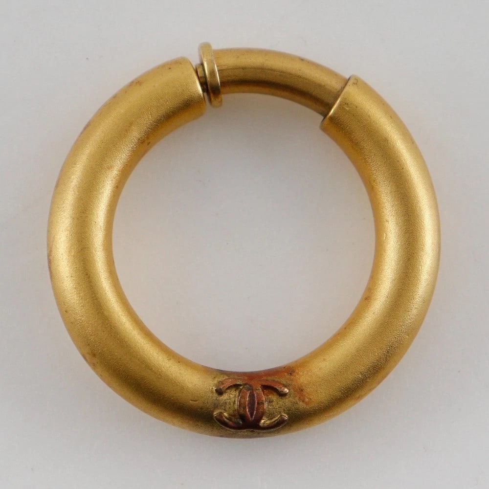 CHANEL COCO MARK LOOP EARRING - 5