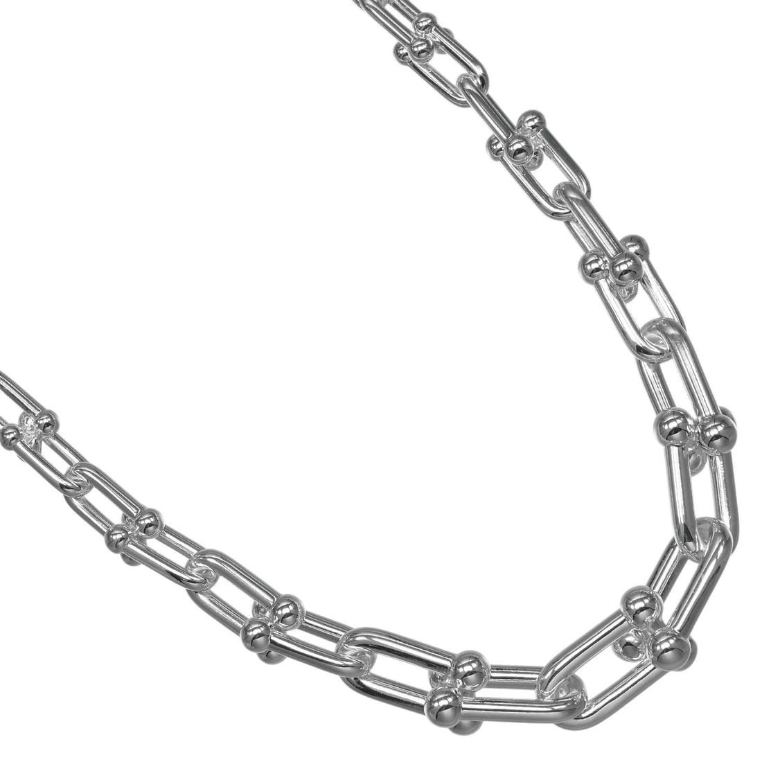 TIFFANY&CO. HARDWARE GRADUATED LINK NECKLACE (1 of 5)