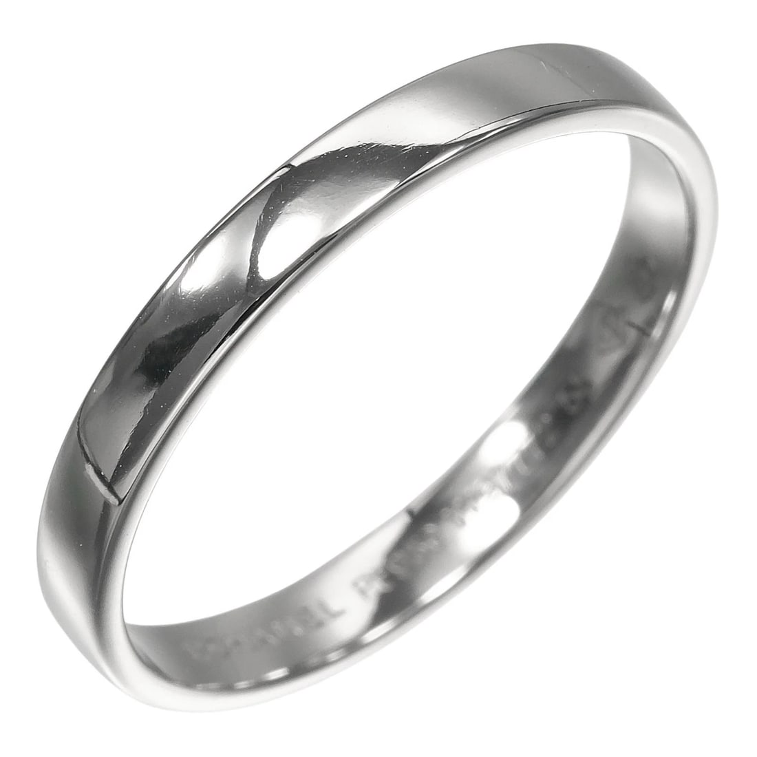 CHANEL JOHN ETERNAL RING: CHANEL John Eternal Ring Brand: CHANEL Type/Style: Ring Material: Pt950Platinum, Color: Silver Size: 7.0(US Size) Accessories: None Accessories Notice: When purchasing pre-owned goods, please refer