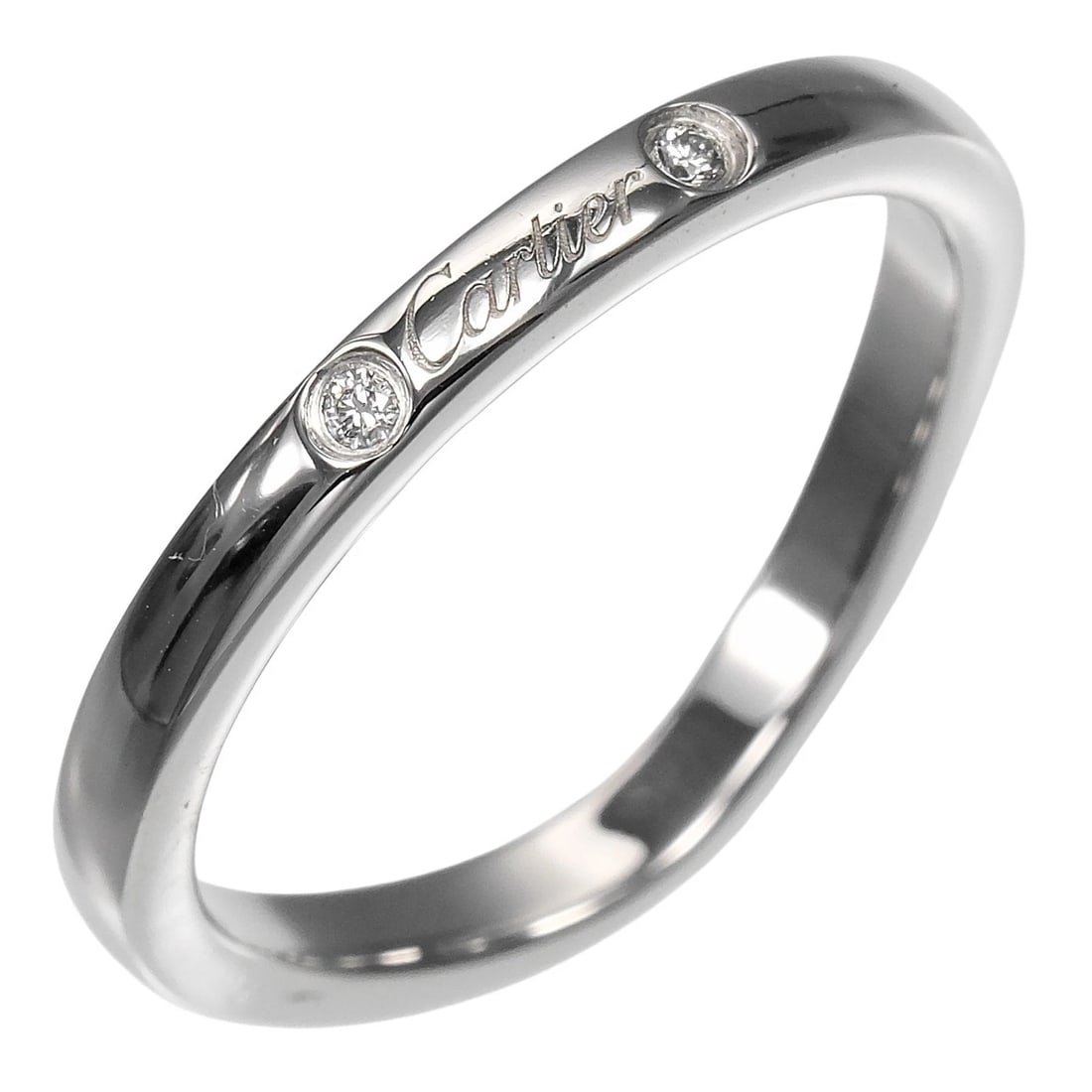 CARTIER BALLERINA RING: CARTIER ballerina Ring Brand: CARTIER Type/Style: Ring Material: Pt950Platinum, Color: Silver Size: 4.1(US Size) Accessories: None Accessories Notice: When purchasing pre-owned goods, please refer to