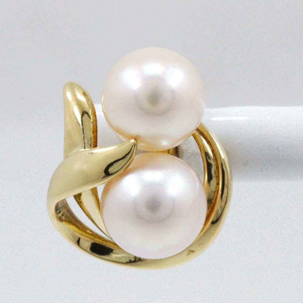 MIKIMOTO PEARL EARRING: MIKIMOTO Pearl Earring Brand: MIKIMOTO Type/Style: Earring Material: K14 Yellow Gold, Main Stone Pearl Color: YG Size: Size(CM) 17mm x 13mm Accessories: None Accessories Notice: When purch