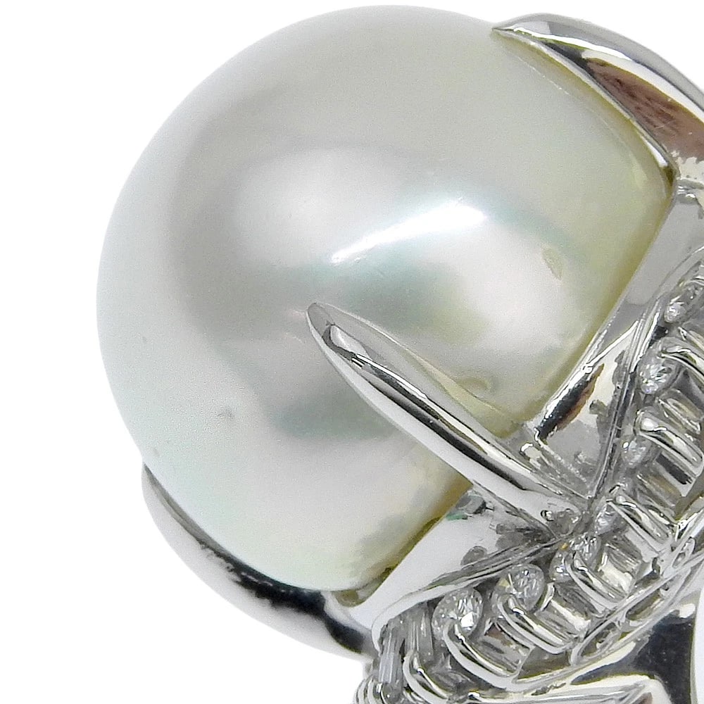 PEARL RING PT900PLATINUM - 3