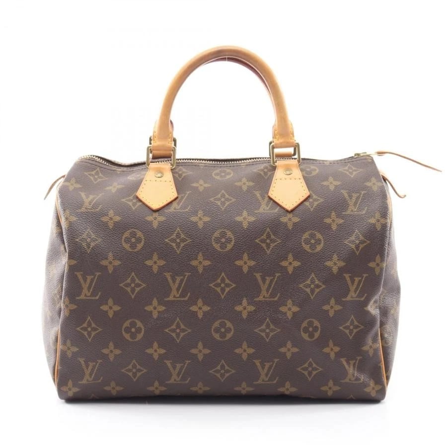 LOUIS VUITTON BAG: SPEEDY 30 BROWN: LOUIS VUITTON Bag: Speedy 30 Brown Brand: LOUIS VUITTON Type/Style: Satchel/Top Handle Bag Material: Exterior Material Canvas / Leather Color: Exterior Color Brown Size: (approx. W11.8 ? H8.7 ? D6.7 i